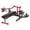 style-A Red&Black, variant on JoanKaren 4-in-1 Bench Press Machine,1250lbs Chest Press Machine with Independent Converging Arms,Flat Incline Bench