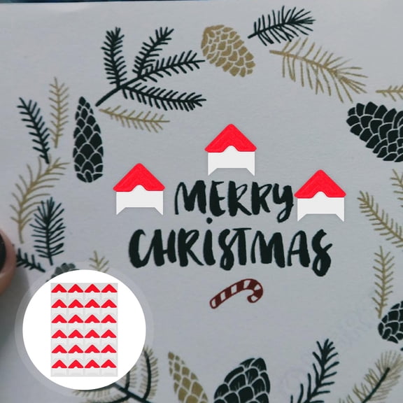 GOOHOCHY 10 Sheets Picture Photographs Album Corner Stickers