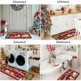 thumbnail image 6 of 2 Pcs Christmas Kitchen Rugs and Mats for Floor Non-Slip Backing Mat Merry Christmas Kitchen Decor Anti Fatigue Kitchen Rug Sets with Runner Xmas Decor (Christmas 01, 17"x47.2"+17"x30"), 6 of 6