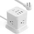 thumbnail image 1 of Power Strip BEVA Cube de escritorio con 4 salidas y 3 puertos USB de 1,5 m, 1 of 7