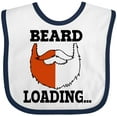 thumbnail image 3 of Inktastic Red Beard is Loading Boys Baby Bib, 3 of 4