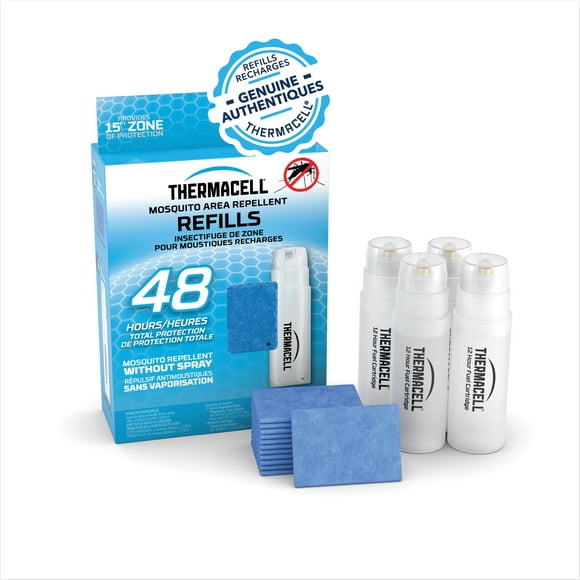 Recharges d’insectifuge Thermacell originales - 48 heures
