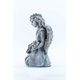 thumbnail image 5 of Angel Kneeling Sculpture Hi-Line Gift Ltd, resina de fibra gris, 5 of 8