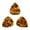 Brown Pearl, variant on Exotic Plectrums - Celluloid Tiger Guitar Or Bass Pick - 1.5 mm Ultra Heavy Gauge - 351 Shape - 24 Pack