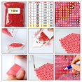 thumbnail image 5 of Kits de pintura de diamantes CHAO 5d con cabeza de lobo blanco y diamantes de imitación para niños, 5 of 5