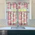 thumbnail image 3 of Kitchen Curtains 36 Inch Short - 3 Panel Set, Cute Cow Print Farmhouse Curtains, Rod Pocket, 100% Polyester for Rustic Farm, Kitchen, Cafe, Living Room, Easy Wash, 3 of 6