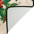 thumbnail image 5 of Dreamtimes Christmas Red Flowers Non-Slip Area Rug 36"x24", Winter Plants Floor Carpet Comfort Floor Mats Decor for Indoor Front Porch,Living Room, Bedroom,Kitchen, 5 of 5