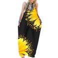 thumbnail image 4 of ITFABS Robe Nuisette pour Femmes, Motif Imprimé Sans Manches une-Pièce à Col en V, 4 of 9