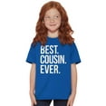 thumbnail image 3 of Best Cousin Ever Family Relatives Crewneck T Shirts Boy Girl Teen Brisco Brands M, 3 of 6