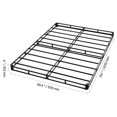 thumbnail image 6 of Queen Size Bed Frame Heavy Duty Metal Frame 3500lbs Capacity Washable Fabric Cover 4 Inch Mattress Base Easy Assembly 79.1 x 59.4 x 4 Inches, 6 of 7