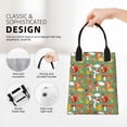 thumbnail image 6 of XMXT Reusable Lunch Bag Women, Autumn Mushroom Squirrel Insulated Lunch Tote for Office Travel, 6 of 8