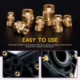 thumbnail image 3 of Swpeet 300Pcs 5 Values M2 M3 M4 M5 M6 Female Thread Knurled Nuts Brass Threaded Insert Embedment Nuts Hydraulic Welded Joint Injection Molding Assort, 3 of 7