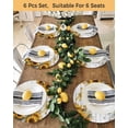 thumbnail image 4 of 15 Inch Round Placemats Set of 6, Farmhouse Sunflower Non Slip Heat Insulation PP Table Mats, Vintage Daisy Butterflies Gray Wood Washable Place Mats for Kitchen Dining Party Table Decor, 4 of 7