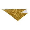 thumbnail image 4 of Bingfone Gold Glitter-Washable Dog Scarf Triangle Adjustable Puppy Bandana Bib Handkerchief For Medium Large Dog Cat, 4 of 9