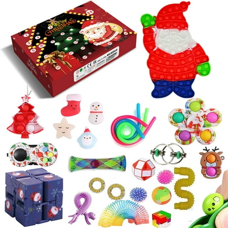 Nokiwiqis Fidget Blind Box, Stress Relief Sensory Toys Set, Christmas Gift