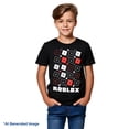 thumbnail image 3 of Roblox Boy's Square Logo Short Sleeve Tee, Black, Size 8, 3 of 4