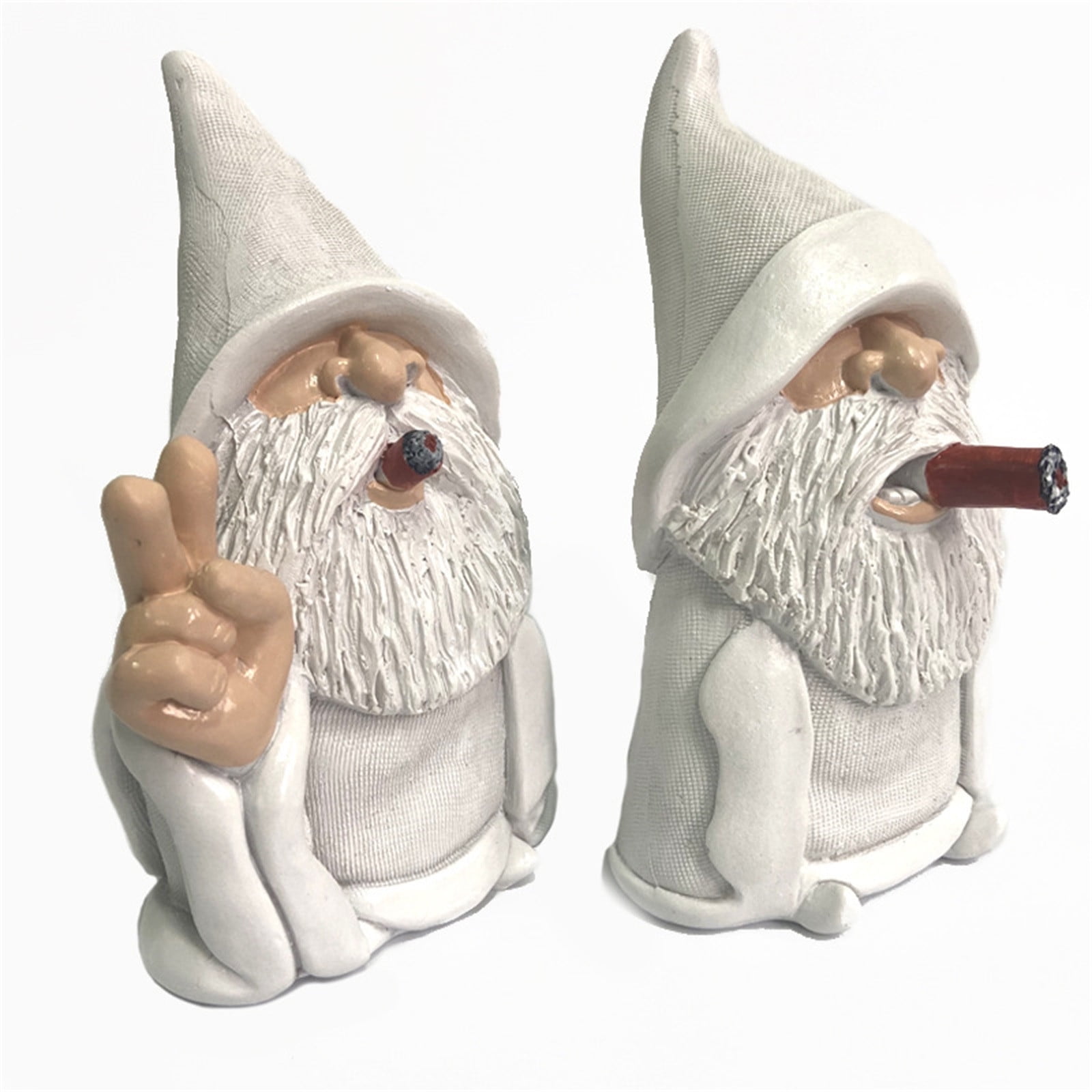 Fiogavroetic Garden Gnome Ornaments Smoking Wizard Big Tongue Gnome Naughty Lawn Supply 3203