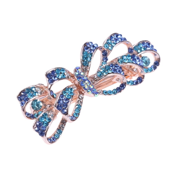 AURARMLET Crystal Hair Clips for Women Holds Hair in Place Flower Design 1Pcs
