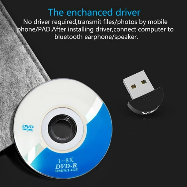 Récepteur adaptateur USB Bluetooth pour souris PC sans fil Mini clé USB  Bluetooth pour récepteur haut-parleur 