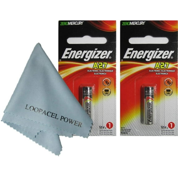 Pack of 2 x 27A A27 G27A B-1 L828 CA22 GP27A Battery 12V