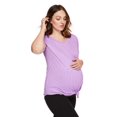 thumbnail image 4 of Paisley Sky Maternity Short Sleeve Tunic Tee, 4 of 6