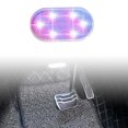 thumbnail image 2 of Induction headlights, 1pc Car Interior Light Auto Roof Ceiling Reading Lamp LED Car Styling Night Light Mini USB Charging Car Light 5V, 2 of 7