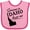 Pink and Fuchsia, variant on Inktastic Someone in Idaho Loves Me Boys or Girls Baby Bib