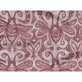 thumbnail image 6 of oneOone Rayon Dark Rose Brown Fabric Wreath Personalized Name Craft Projects Decor Fabric Printed By The Yard 56 Inch Wide, 6 of 8