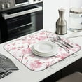 thumbnail image 3 of Microfibre Drying Mat for Kitchen Pioneer Dish Drying Drainer Mat Absorbent Colorful Floral Drying Mat Washing Up for Glass, Plate & Cup 16inch X 18inch, 3 of 7