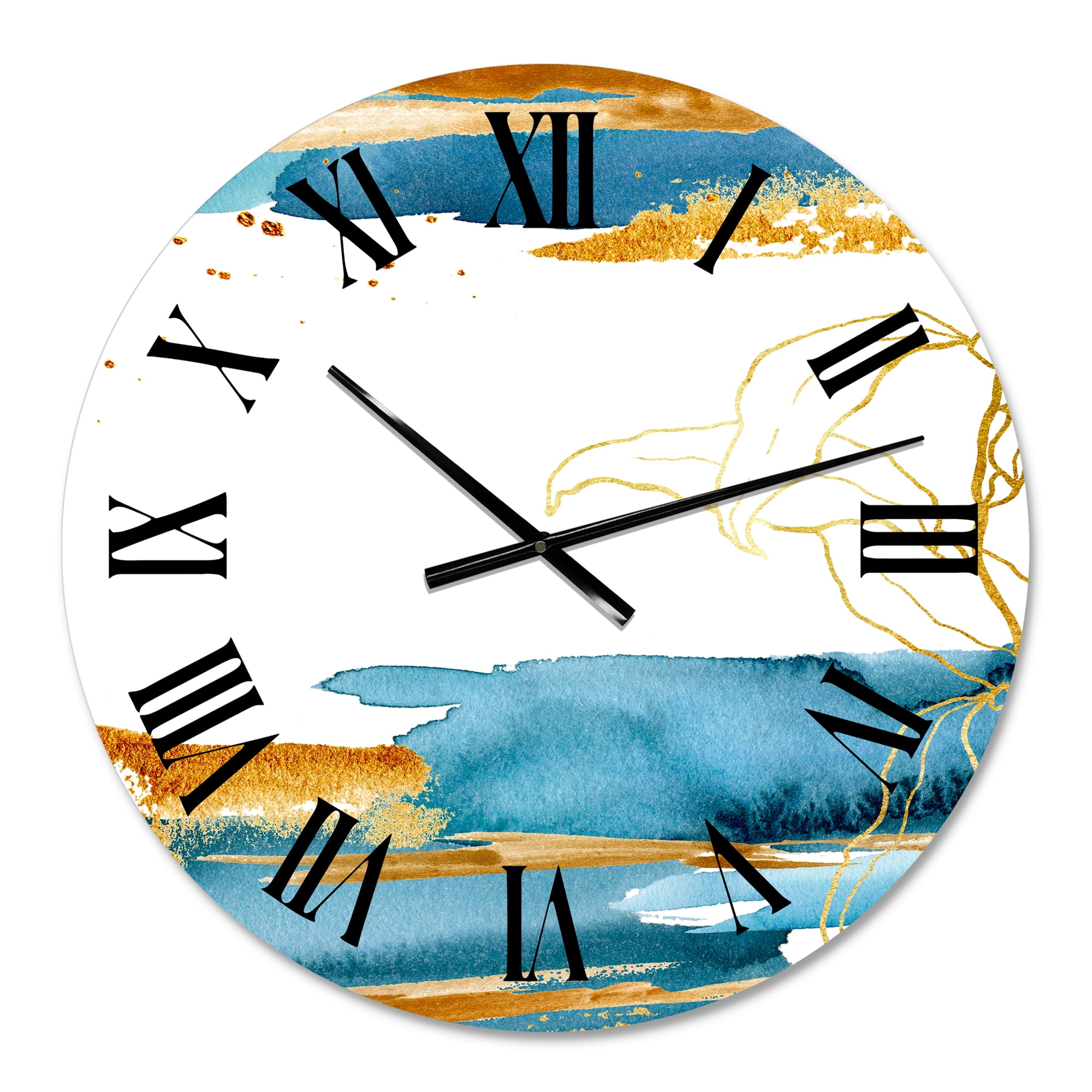 Designart 1 in Quartz Traditional Wall Clock