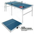 thumbnail image 4 of GoSports 6 Ft x 3 Ft Mid-Size Table Tennis Game Set - Indoor/Outdoor Portable Table Tennis Game, Includes 2 Paddles and 4 Balls, 4 of 7
