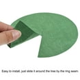 thumbnail image 4 of Uxcell 5.4" Round Nonwoven Tree Mulch Ring Mat Cover Plant Obstacle, Green 12 Pack, 4 of 5