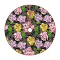 thumbnail image 1 of Fotbe Colorful Roses Pattern Christmas Tree Skirt, Tree Skirts Plush Christmas Decorations, Christmas Tree Skirts Xmas Decorations Holiday Party Decor-30", 1 of 6