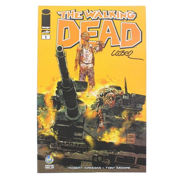 Cómic The Walking Dead #1 WW Portland firmado en exclusiva