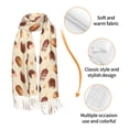 thumbnail image 3 of Shawl Wraps for Women - Chocolate Print No.J912 Oversized Fall Winter Fashion Blanket Scarf for Women, 3 of 6