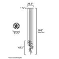 thumbnail image 6 of ET2 E20656-91PC 24 in. Bobble 16-Light LED Pendant Ceiling Light, 6 of 6