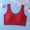 Red, variant on Women Push up Seamless Bras No Underwirelightweight Pullover Bralettes Full Cup Soft Lingerie