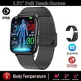 thumbnail image 2 of Ecg+ppg Blood Glucose Smart Watch Men Blood Pressure Monitor Thermometer Health Watch 1.91 Inch Ip68 Waterproof Smartwatch Women(free Shipping), 2 of 4