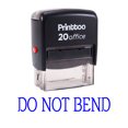 thumbnail image 1 of Printtoo DO NOT BEND Self Inking Rubber Stamp Office Stationary Stamp-Blue, 1 of 2