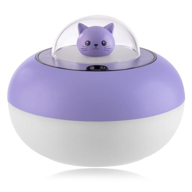 Inteprter Humidificador de aire de 300ml, difusor de sincronización USB, rociador colorido para sala de estar, fabricante de nebulizador eléctrico, Humidificadores Violeta Inteprter HA064563-02