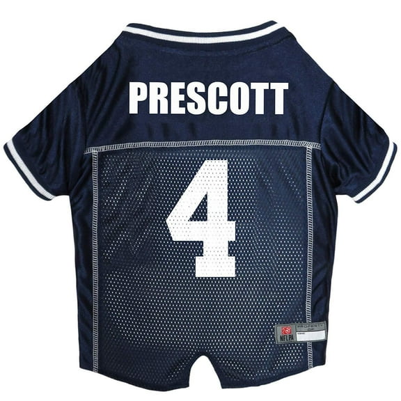 Pets First NFLPA Dak Prescott Mesh Jersey for Dogs and Cats - Licensed