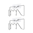 thumbnail image 1 of xinxixnxx 2PCS Stainless Steel Pot Lid Rack with Hook Wall-mounted Non-punch Rack for Storing Pot Lids Chopping Boards Multifunctional Storage Shelf, 1 of 6