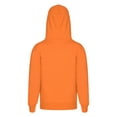 thumbnail image 4 of TiaoBug Kids Girls Long Sleeve Hoodies Sweatshirt Drawstring Sports Top Athletic Hooded Orange 11-12, 4 of 7