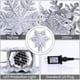 thumbnail image 3 of Decoración para árbol de Navidad con luz LED giratoria cálida, color plateado, 3 of 5