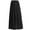 Black, variant on Angala Summer Women's Solid Color Chiffon Skirt Women's High Waist Long Skirt Beautiful Stylish Women's Skirt