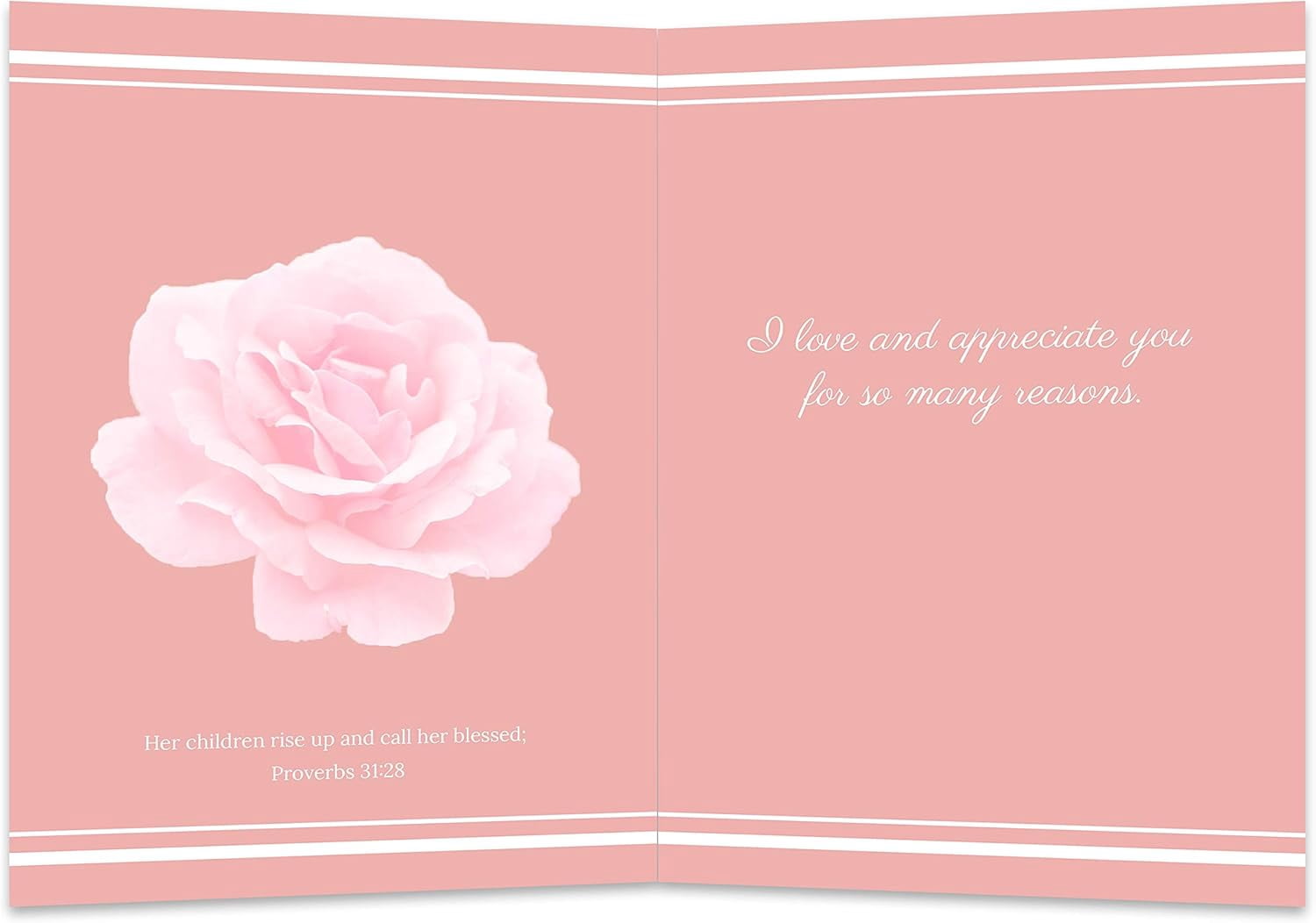 Christian Mom Happy Birthday Card | Birthday Card for Mom (Pack of 25)