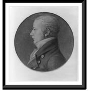 Historic Framed Print, [Samuel Dinsmore Purviance, head-and-shoulders portrait, left profile], 17-7/8" x 21-7/8"