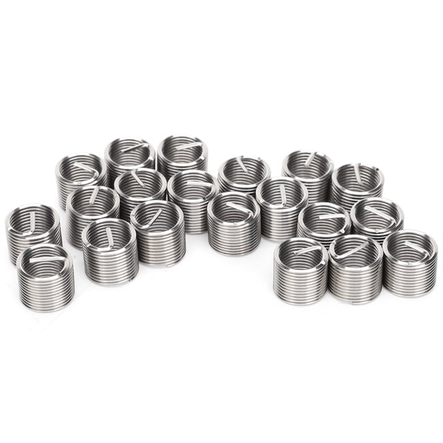 Thread Repair, 20Pcs Threaded Repair Sleeve Bushing, SUS304 Wire Thread Insert, M12 X 1.25 Insert Nut, Suitable, Automotive Thread Repair Metric Kits