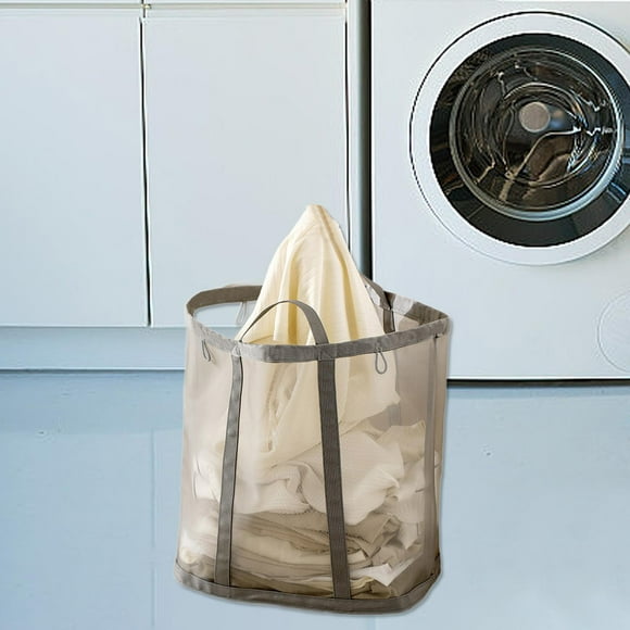 Cesta de lavandería Cesto de ropa sucia con asas de transporte Cesta de ropa sucia plegable Cesta de almacenamiento para sala de estar Apartamento