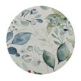 thumbnail image 4 of HAOXIT Spring Tablecloth Round Seasonal Wild Flowers Table Cloth,Stain Resistance Polyester Summer Floral Butterfly Table Covers for Kitchen Dining,Small Tablecloth for Party Picnic 31-35, 4 of 8